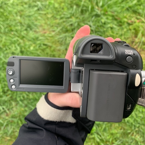 canon mini dv 2R 950 48x advanced zoom video camera retro flip out screen - Picture 7 of 11